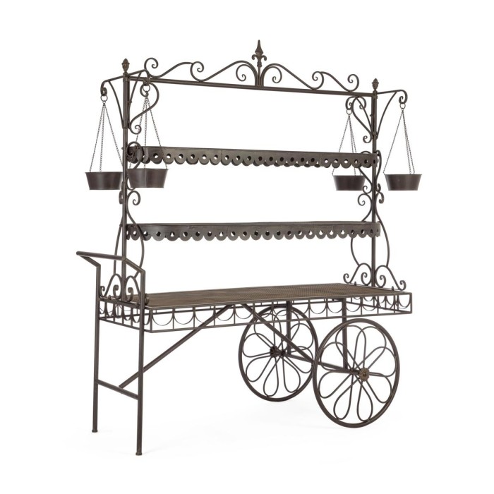 ESPOSITORE 2 PIANI CARRELLO C